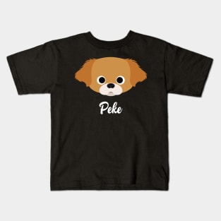 Peke - Pekingese Kids T-Shirt